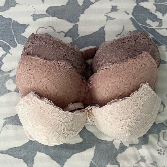 Laura Ashley Other - (3) 38DD underwire medium padded bras.